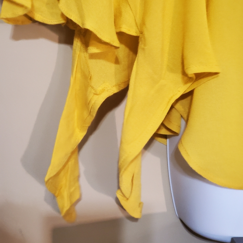 Ruffle Poncho Style Top - Picture 6 of 9